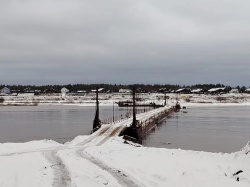На 14 ноября в Пинежском округе продолжают работать понтонные переправы у Суры и Кулосеги