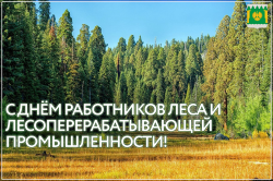 С Днём работников леса и лесоперерабатывающей промышленности!