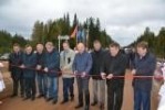 9 сентября состоялась торжественная сдача нового моста через реку Охтома.