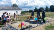 Открытие памятника в п. Широкое